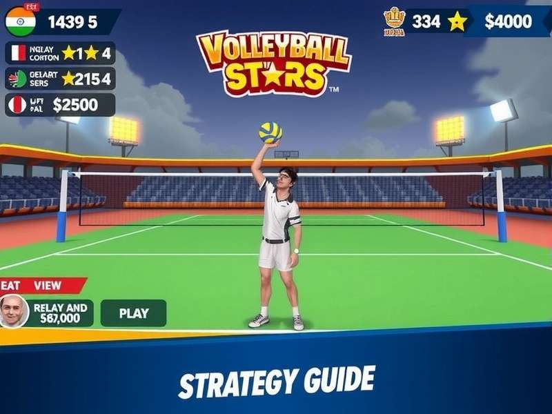 Volleyball Stars India Edition gameplay screenshot